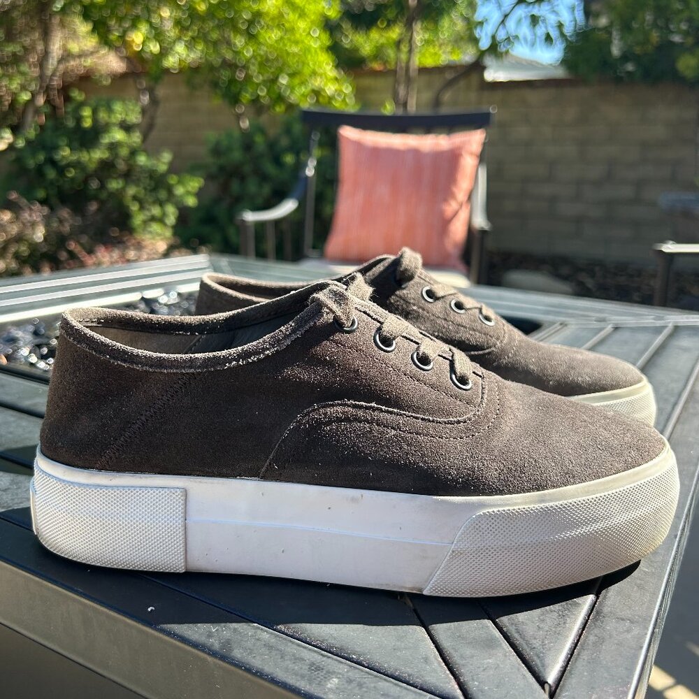 Vince Copley Suede Platform Sneakers